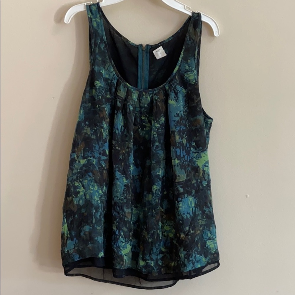 JCrew Multicolor Sleeveless Blouse